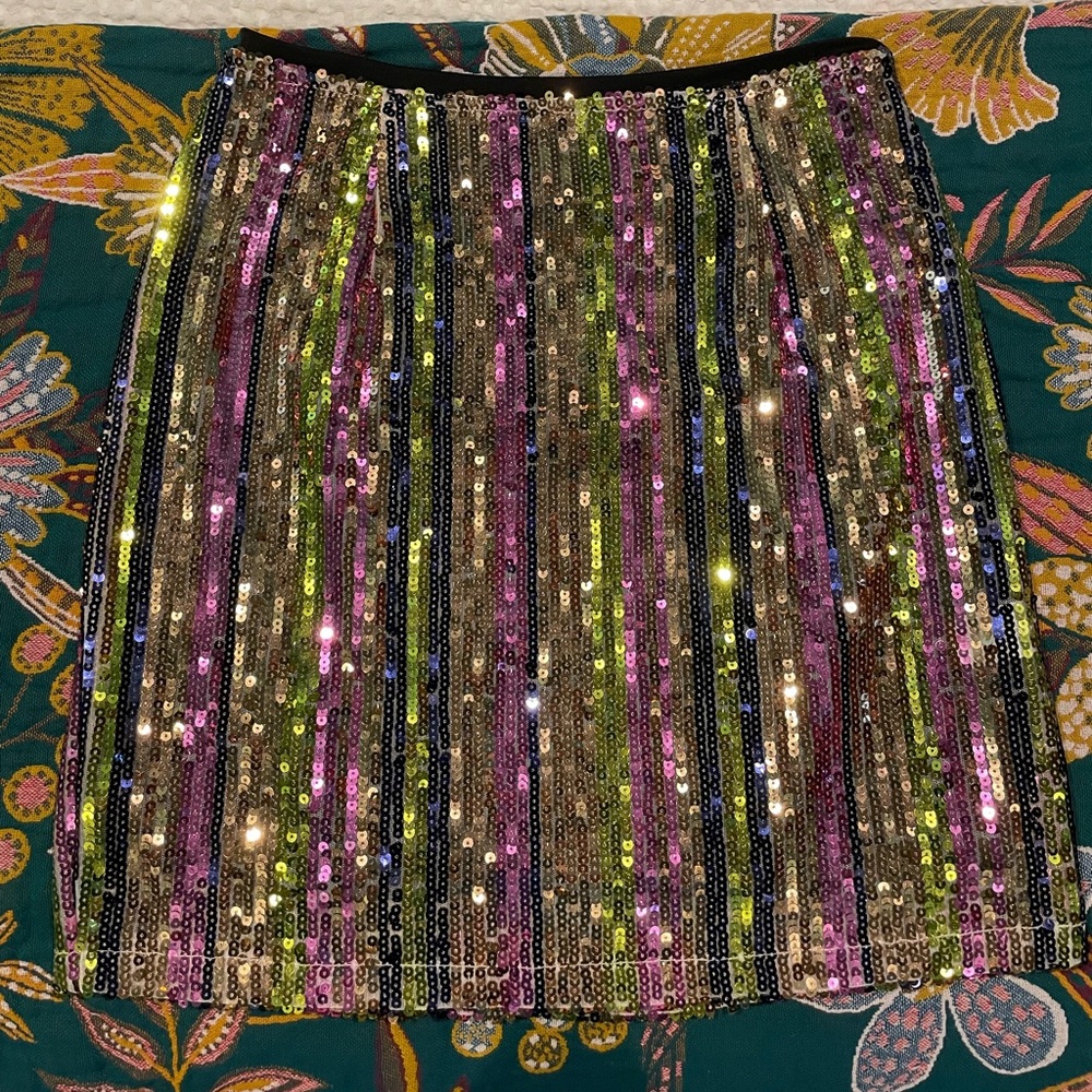 Hayden sequin mini skirt, M